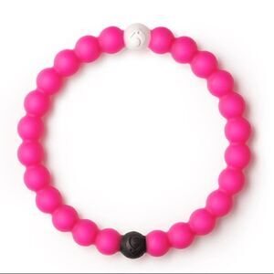 NWT Lokai Bracelet Pink Find Your Balance Breast Cancer Awareness S Beaded